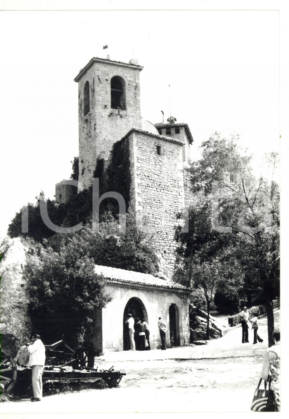 Fotografia d epoca originale 1978 REPUBBLICA DI SAN MARINO Veduta di TORRE GUAITA Foto VINTAGE 13x18 1