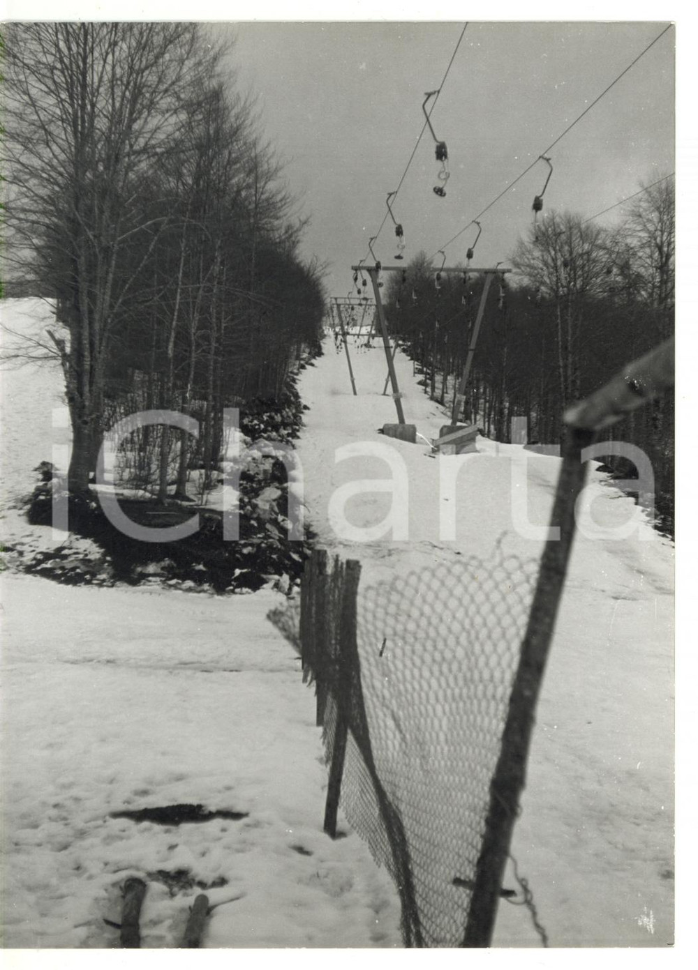 Fotografia d epoca originale 1977 SUBIACO  CAMPO DELL OSSO RM Impianti sportivi Foto VINTAGE 13x18 cm 1