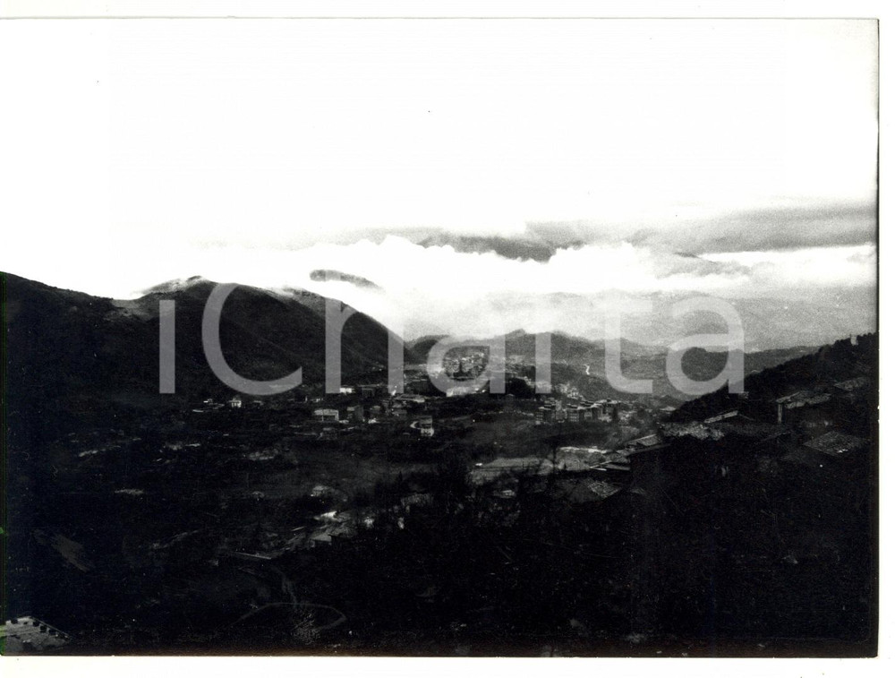 Fotografia d epoca originale 1979 ARCINAZZO ROMANO Tempesta sui Monti Ernici Foto VINTAGE 18x13 1