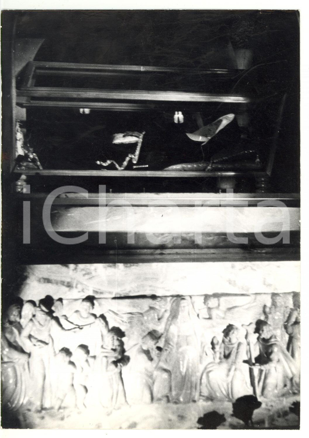 Fotografia d epoca originale 1976 CASCIA Resti conservati di Santa Rita Fotografia VINTAGE 13x18 cm 1