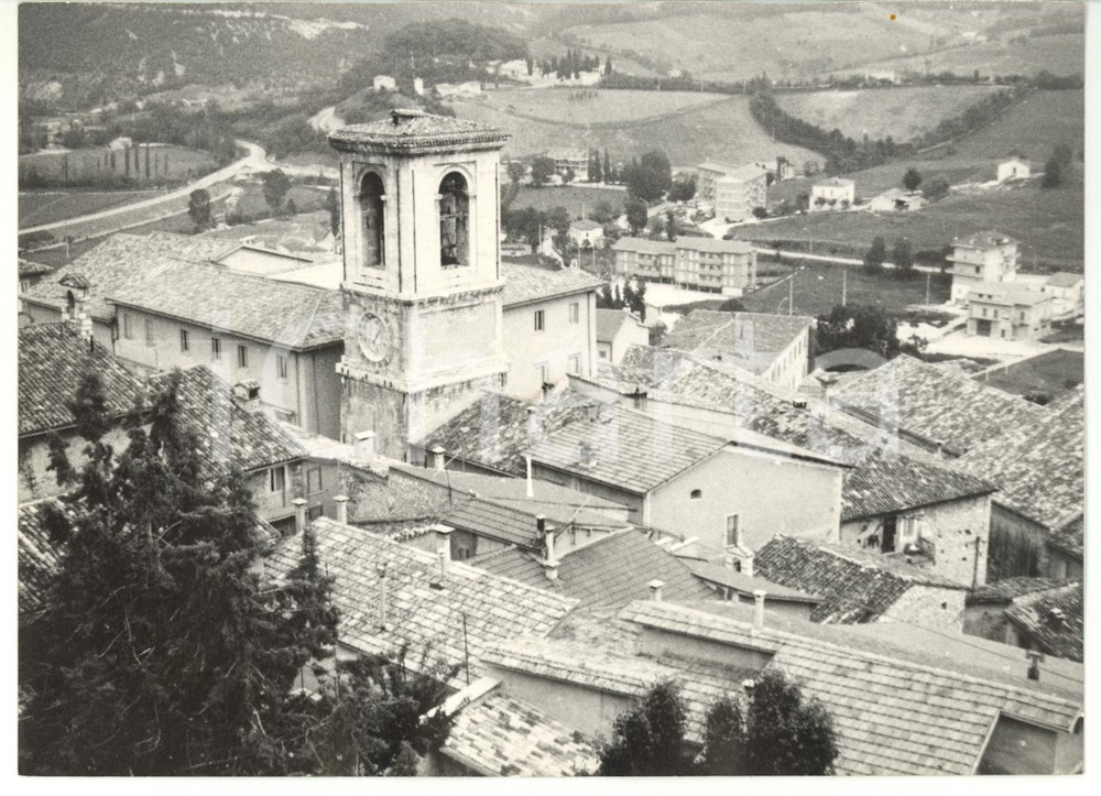 Fotografia d epoca originale 1976 CASCIA Veduta aerea della cittÃ   Fotografia VINTAGE 13x18 cm 1