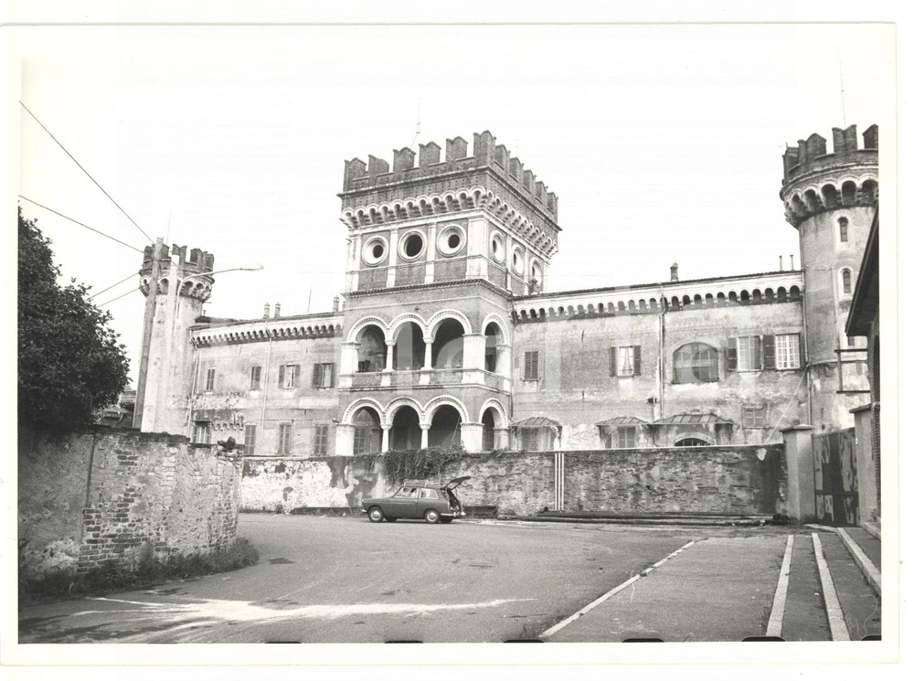 Fotografia d epoca originale 1972 SERRAVALLE SESIA Castello degli Avondo  Veduta panoramica Foto VINTAGE 1