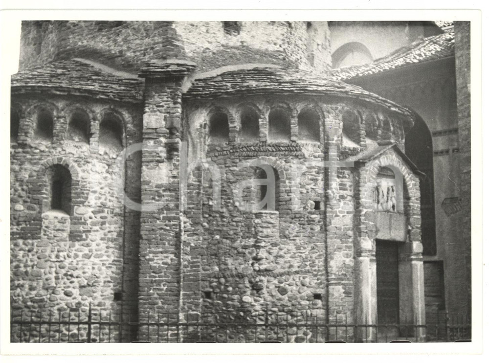 Fotografia d epoca originale 1972 BIELLA Battistero di San Giovanni Battista  Scorcio della facciata Foto 1