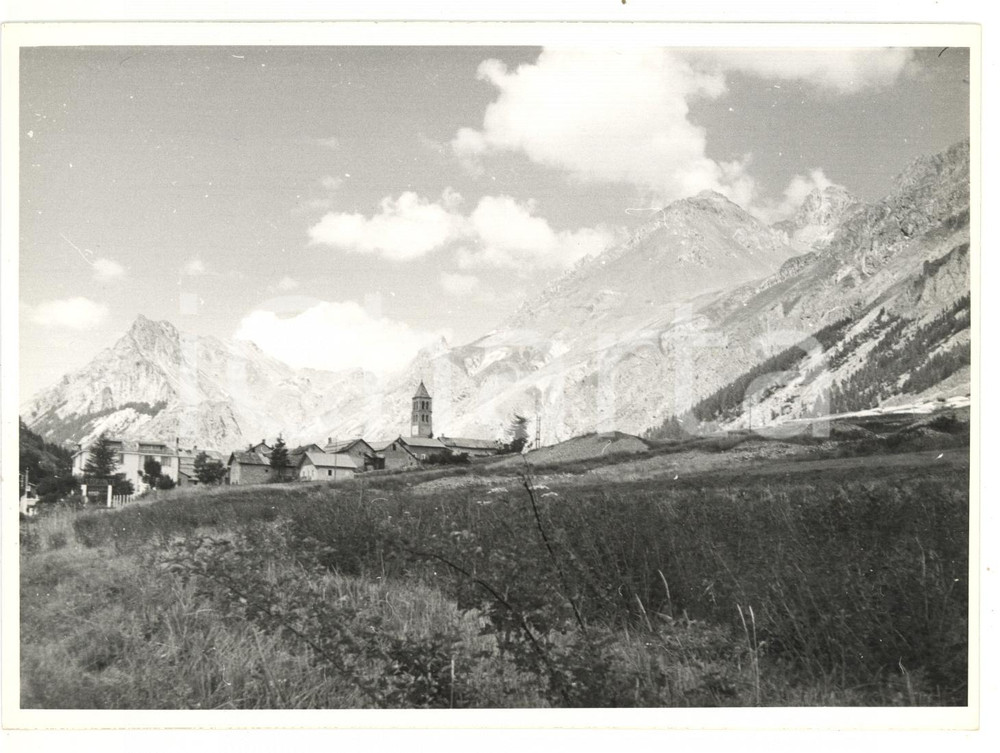 Fotografia d epoca originale 1974 ARGENTERA  BERSEZIO CN Veduta panoramica Foto ARTISTICA 18x13 cm 1