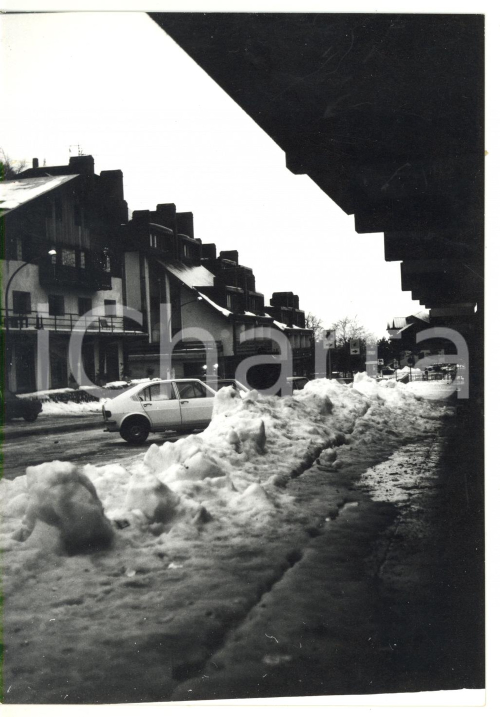 Fotografia d epoca originale 1970 MICIGLIANO  CAMPOFOROGNA RI Veduta del quartiere residenziale Foto 1