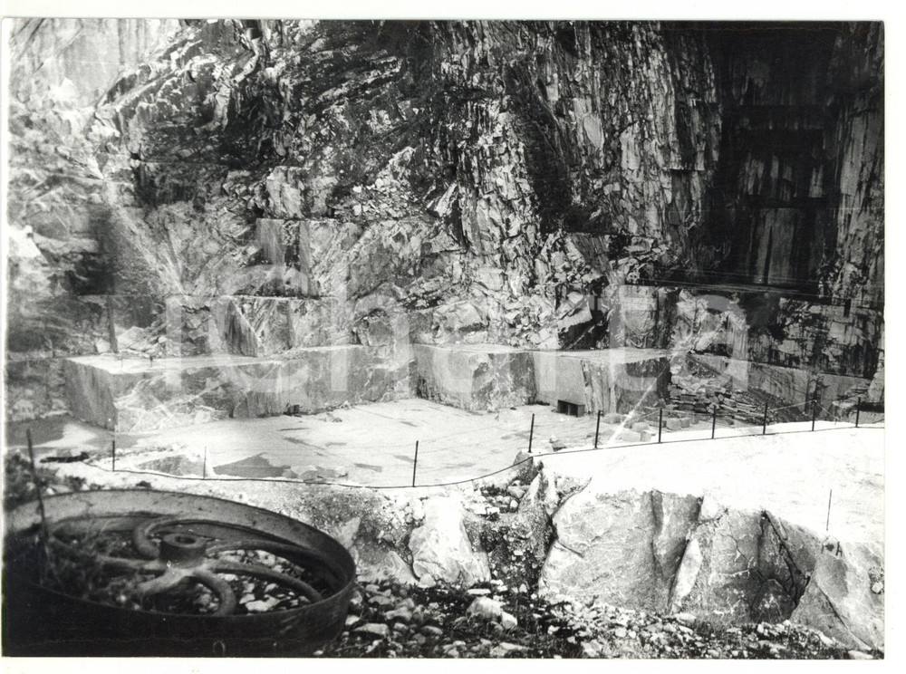 Fotografia d epoca originale 1981 CARRARA  COLONNATA MS Cava di marmo  Fotografia VINTAGE 18x13 cm 1