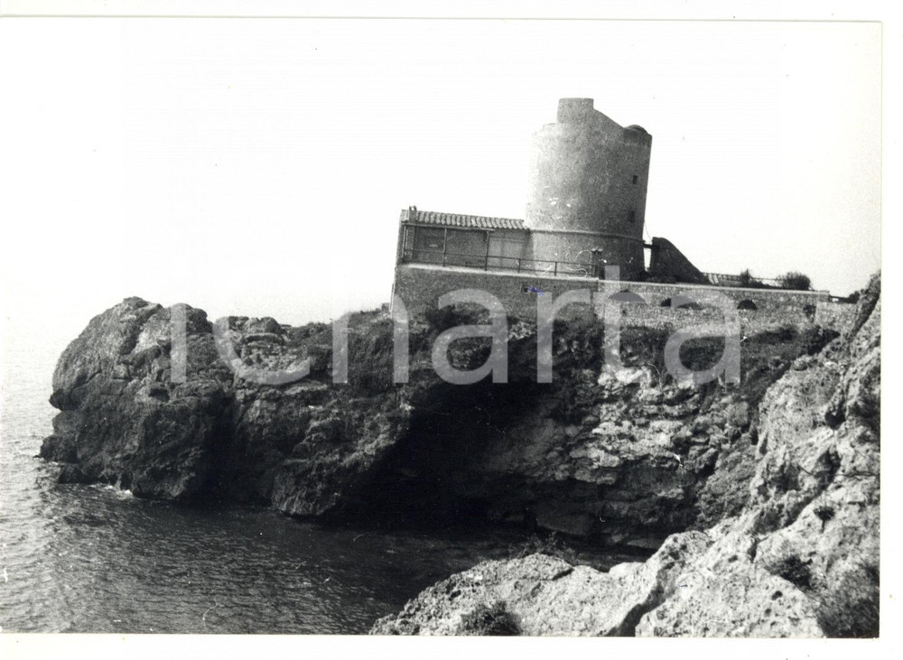 Fotografia d epoca originale 1978 ORBETELLO  ANSEDONIA GR Veduta di Torre di San Biagio Foto VINTAGE 1