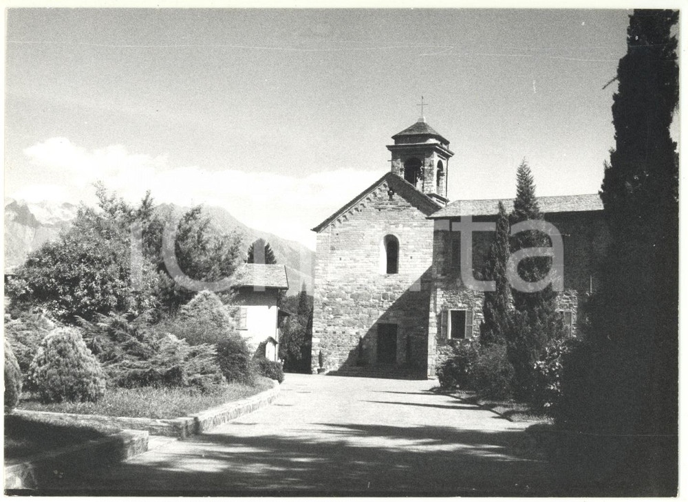 Fotografia d epoca originale 1979 COLICO LC Veduta sull abbazia cistercense di Piona Foto 18x13 cm 1