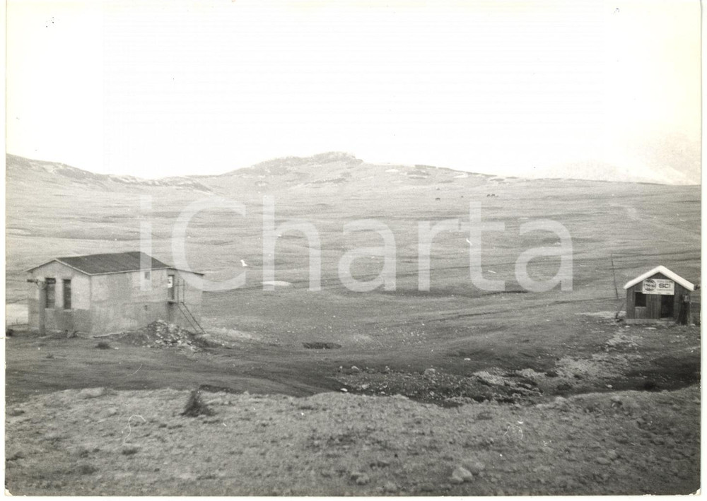 Fotografia d epoca originale 1974 CAMPOCATINO FR Veduta panoramica degli impianti sciistici Foto 18x13 cm 1