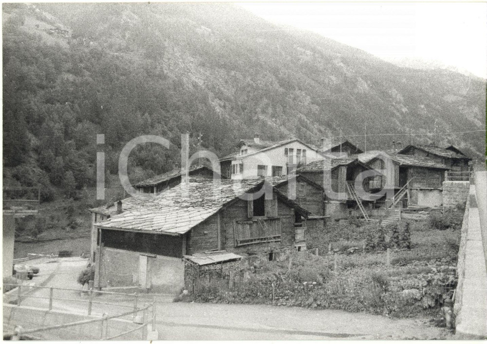1980 EISTEN - CANTON VALLESE (CH) Veduta panoramica del paese *Foto 18x13 cm