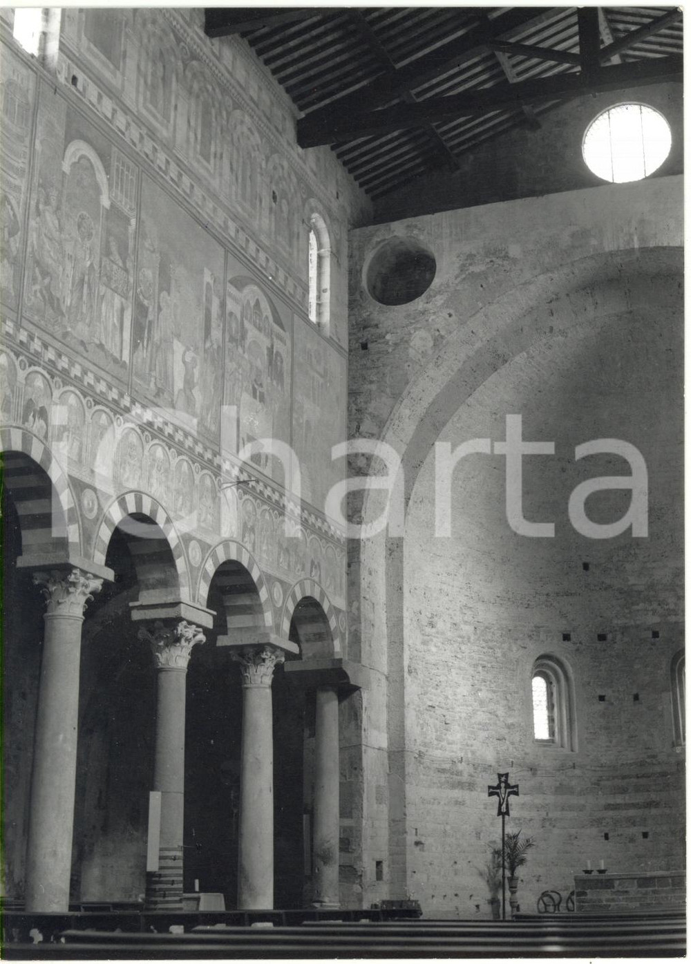 Fotografia d epoca originale 1981 BASILICA DI SAN PIERO A GRADO Scorcio dell abside Fotografia 13x18 cm 1