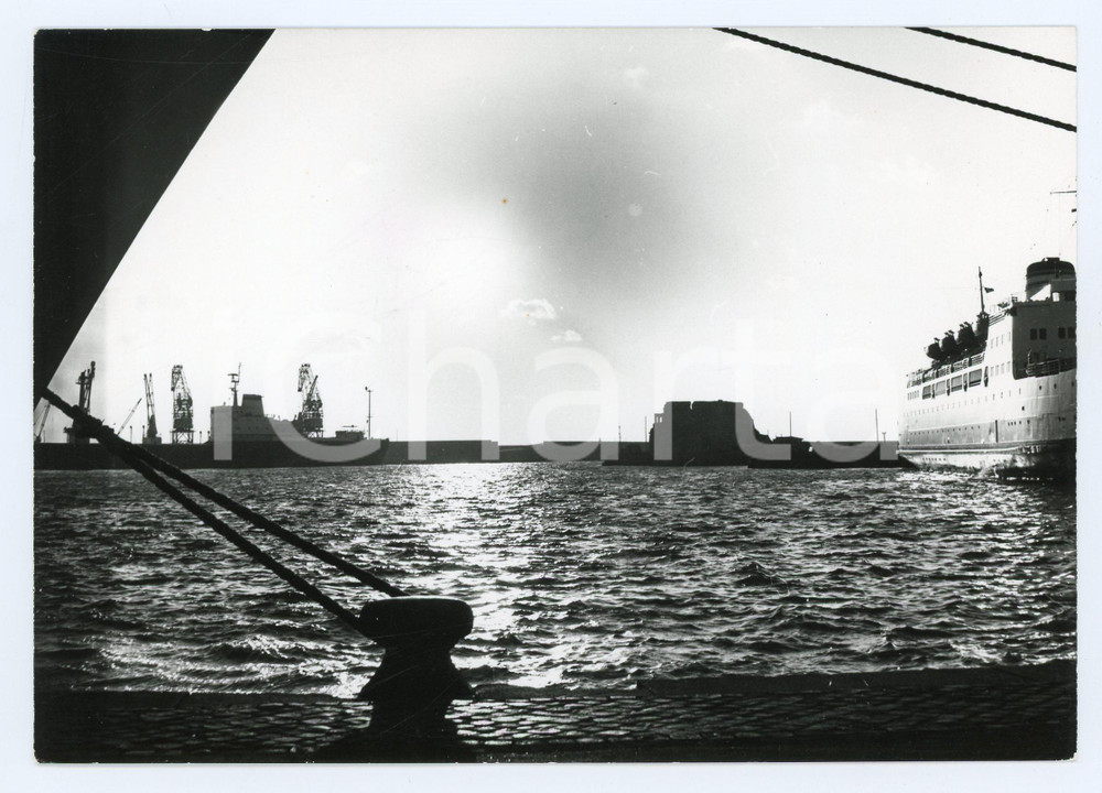 1979 CIVITAVECCHIA Navi attraccate al porto - Foto 17x13 cm
