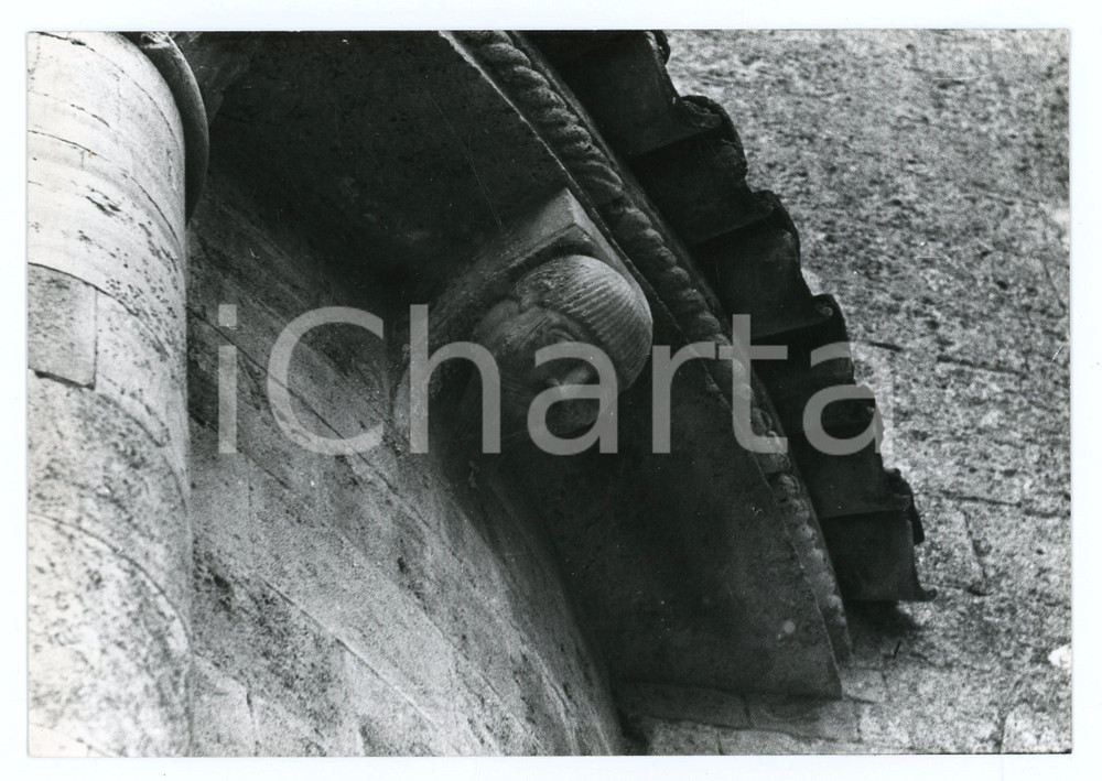 Fotografia d epoca originale 1980 CASTELNUOVO DELL ABATE Abbazia di Sant Antimo  Foto 17x13 cm 2 1