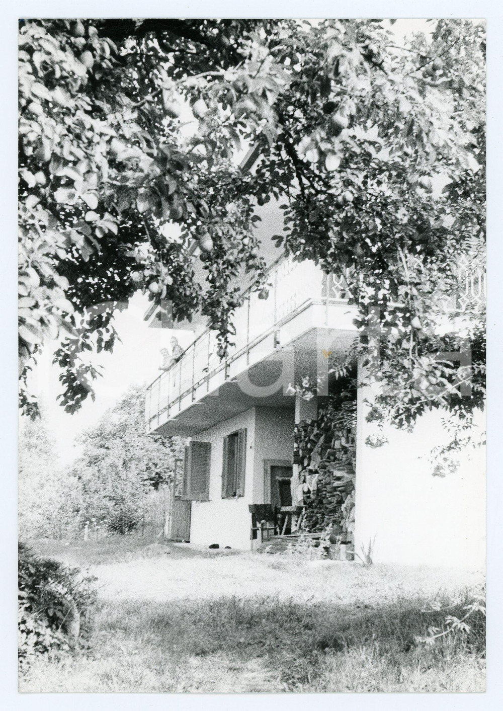 Fotografia d epoca originale 1980 PETTENASCO NO Donne al balcone  Foto 13x17 cm 1