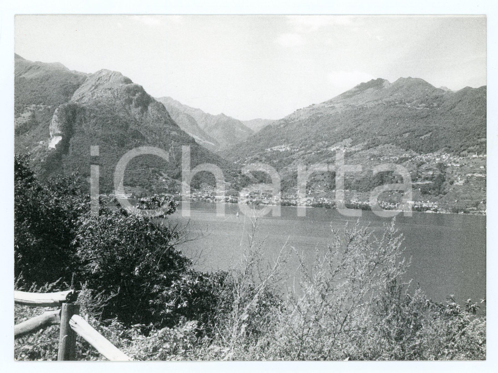 Fotografia d epoca originale 1979 LAGO DI COMO Panorama lacustre  Foto 17x13 cm 1
