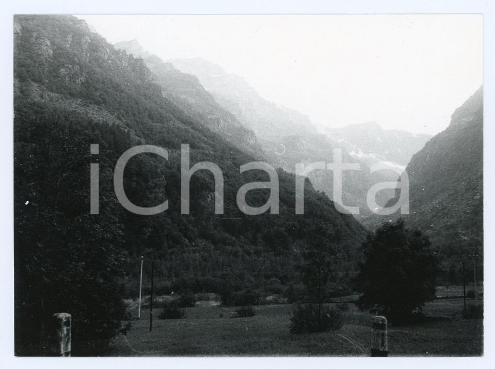Fotografia d epoca originale 1978 VAL GRANDE DI LANZO Panorama  Foto 17x13 cm 1