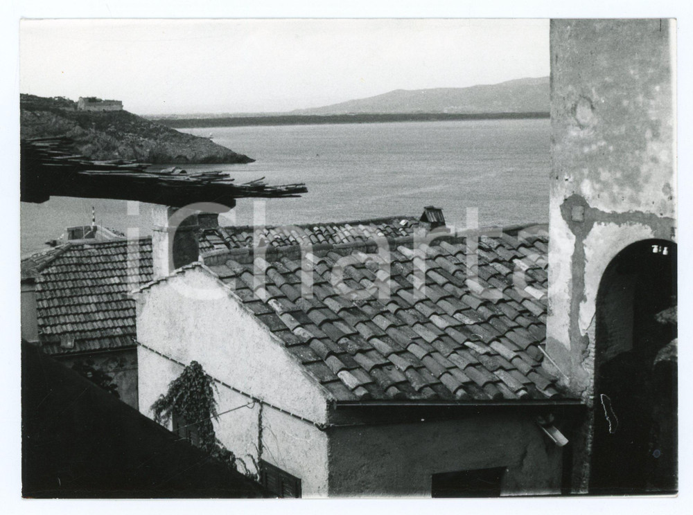 1978 PORTO D'ERCOLE (GR) Panorama de paese - Foto 17x13 cm