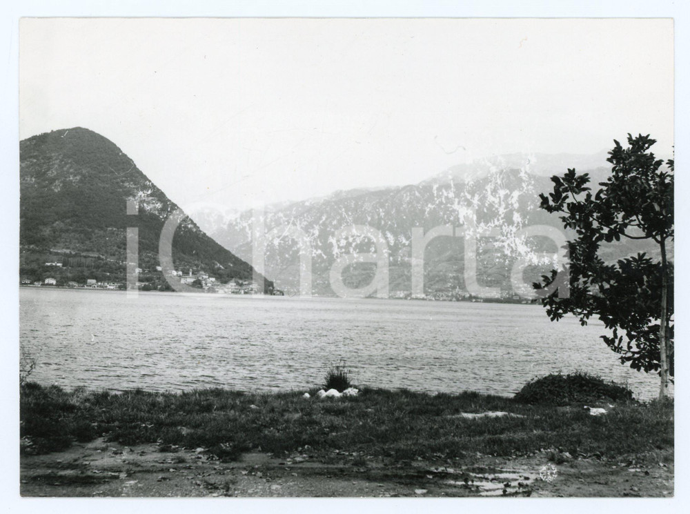 Fotografia d epoca originale 1977 LAGO D ISEO Panorama del lago  Foto 17x13 cm 1