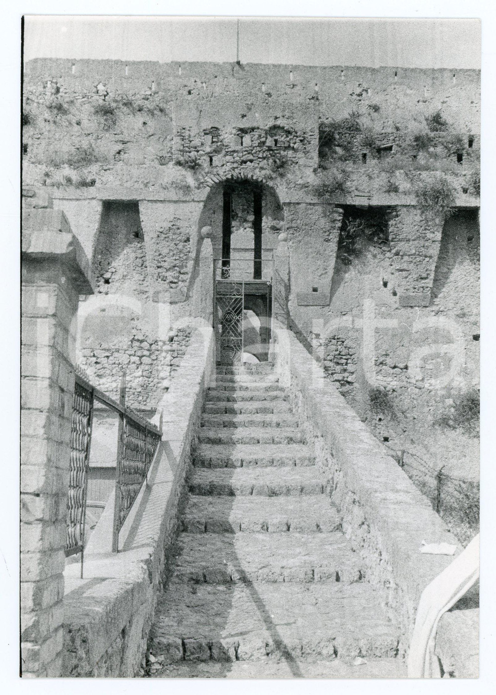 Fotografia d epoca originale 1980 PORTO SANTO STEFANO Fortezza spagnola  Foto 13x17 cm 1