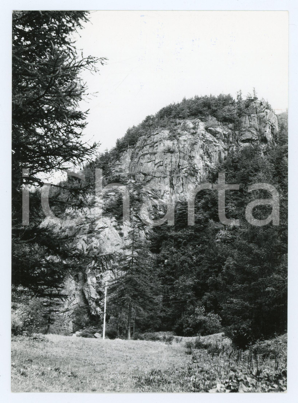 Fotografia d epoca originale 1978 VALLI DI LANZO Panorama della VAL D ALA Foto 13x17 cm 1