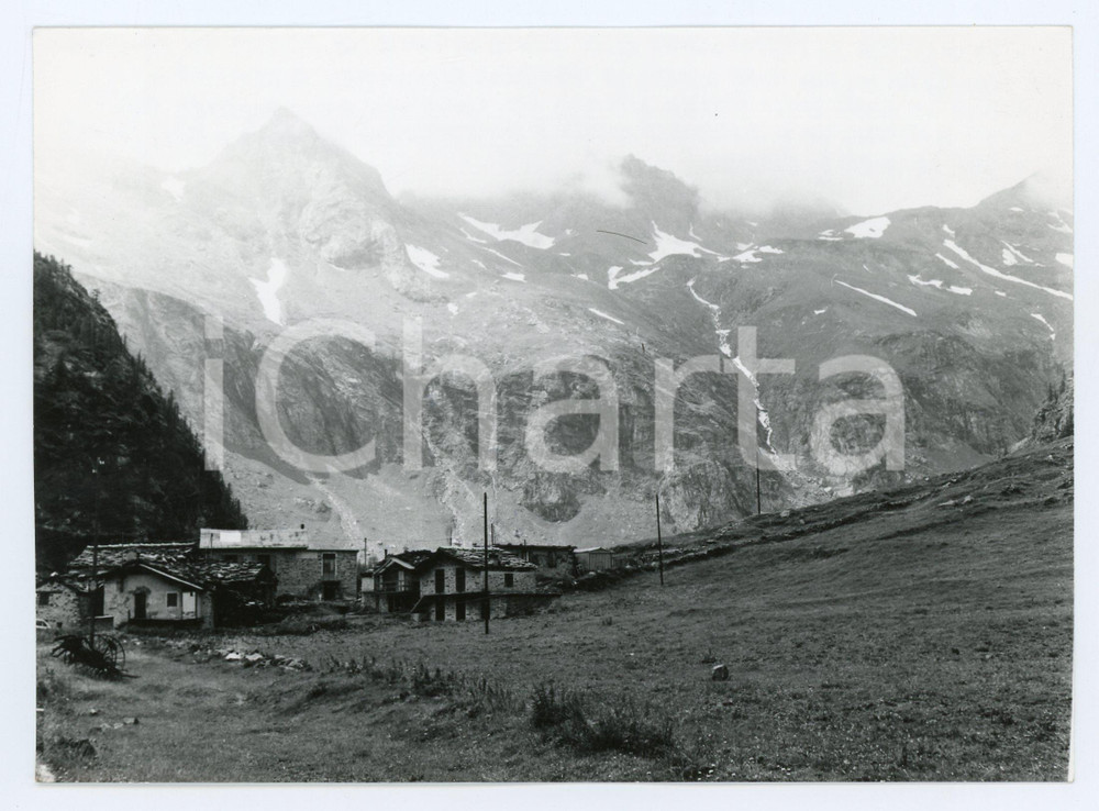 Fotografia d epoca originale 1978 VAL D ALA  PIAN DELLA MUSSA Panorama con case  Foto 17x13 cm 1