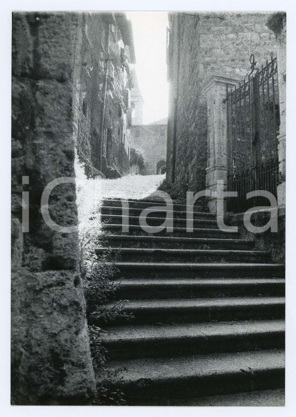 Fotografia d epoca originale 1980 ASCOLI PICENO Scorcio con Chiesa di Sant Angelo Magno  Foto 13x17 cm 1