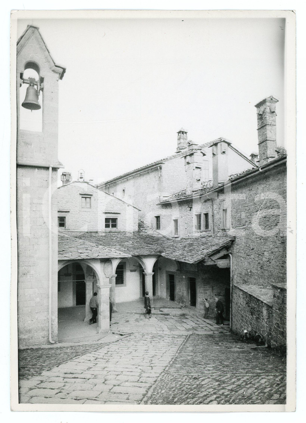 Fotografia d epoca originale 1974 LA VERNA Santuario francescano  Cappella Santa Maria degli Angeli  Foto 1