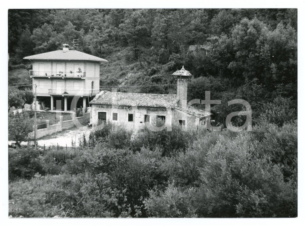 Fotografia d epoca originale 1981 CASTELSANTANGELO SUL NERA Frazione VALLINFANTE Foto 17x13 cm 1