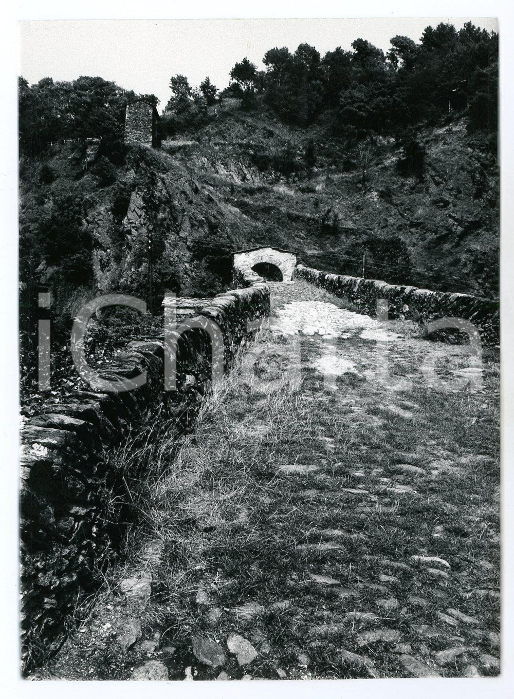 Fotografia d epoca originale 1978 LANZO TORINESE Ponte del Diavolo o ponte del RÃ²ch  Foto 13x17 cm 1 1