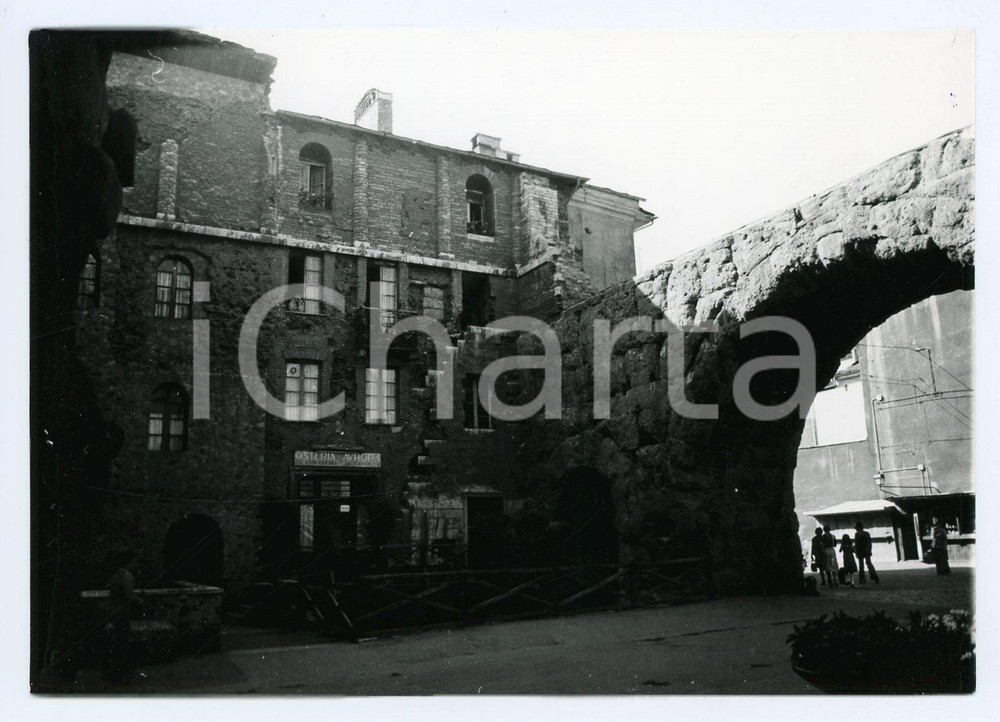 1976 AOSTA Porta Pretoria e Osteria Aurora - Foto 17x13 cm