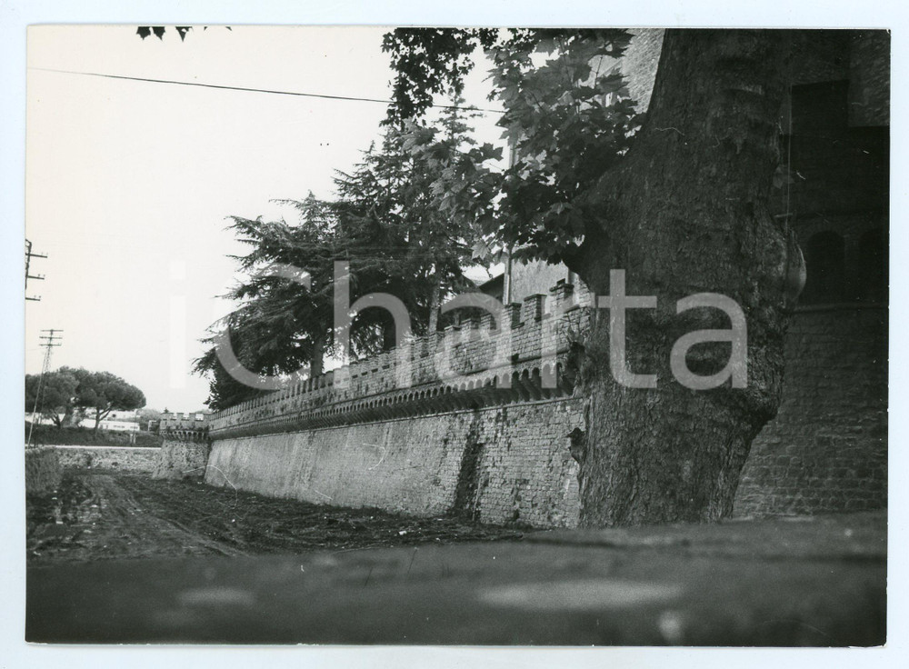 Fotografia d epoca originale 1972 GROTTAFERRATA Abbazia greca di San Nilo  Foto 17x13 cm 1