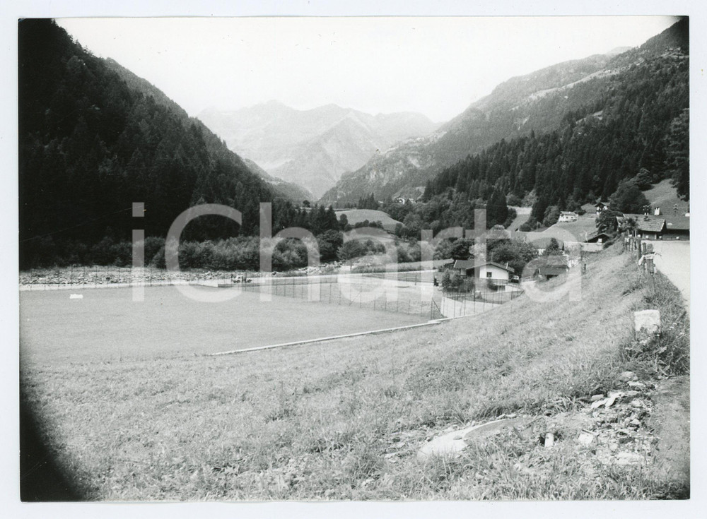Fotografia d epoca originale 1982 ALTO ADIGE Panorama VAL PASSIRIA con Passo del Rombo  Foto 17x13 cm 1