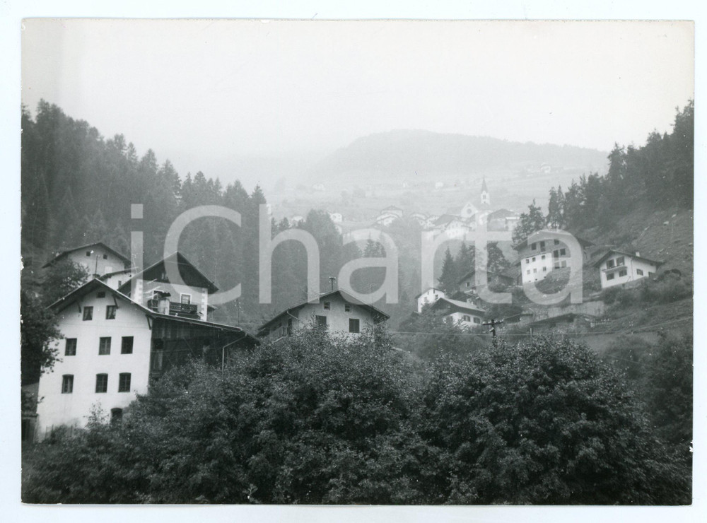 Fotografia d epoca originale 1979 STELVIO Frazione TRAFOI Panorama del paese  Foto 17x13 cm 1
