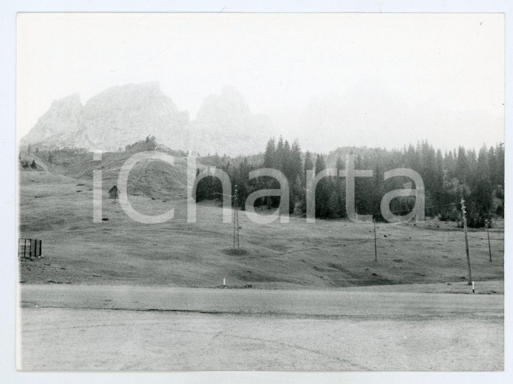 Fotografia d epoca originale 1979 PASSO DI MONTE CROCE DI COMELICO Pascoli e Monte Popera  Foto 17x13 cm 1