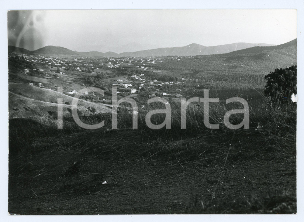 Fotografia d epoca originale 1979 COLLI ALBANI pianura verso Monte Artemisio da Monte Tuscolo  Foto 17x13 cm 1