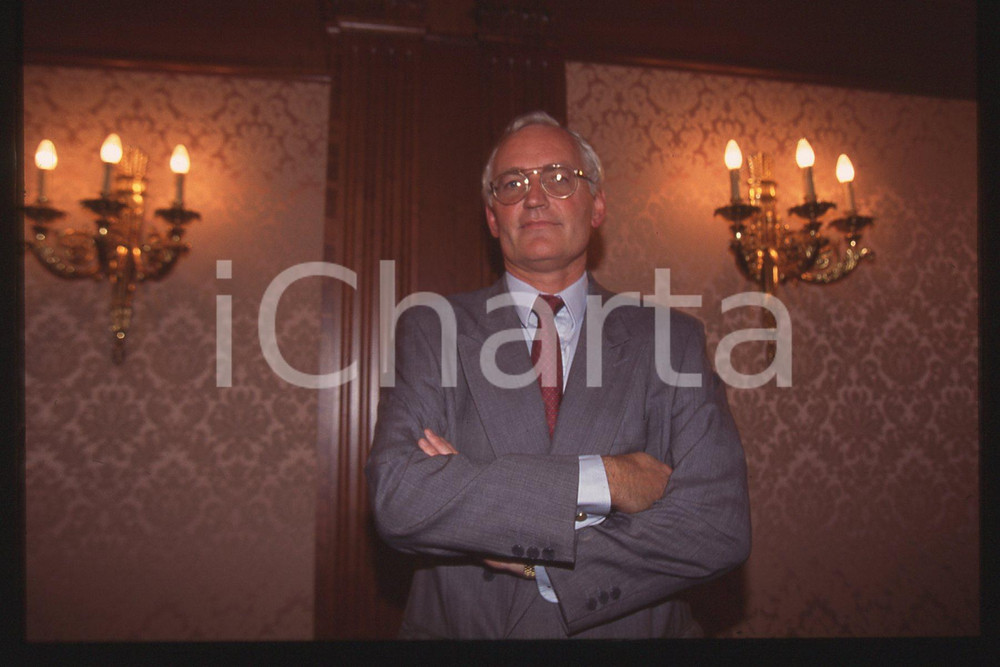 Fotografia d epoca originale Nigel TAYLOR  MILAN ITALY Portrait 1990 ca  35 mm vintage slide 3 1