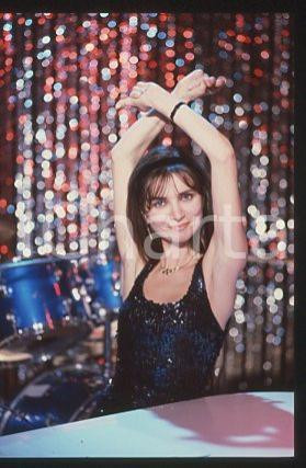Fotografia d epoca originale Christiana BORGHI  RAI DUE Portrait of an actress 1985ca  35mm vintage slide 9 1