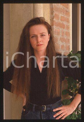 Fotografia d epoca originale Julia BRITTON  VENICE Festival Hard Times Actress 1988  35 mm vintage slide 17 1