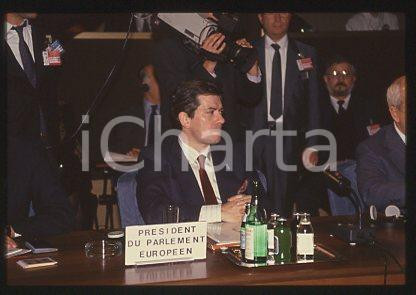 Fotografia d epoca originale Enrique BarÃ³n CRESPO POLITICS President of the EP 1990 ca 35mm vintage slide 19 1