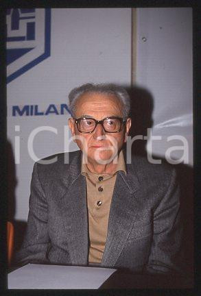Fotografia d epoca originale Ermanno GORRIERI  ACLI MILAN Italian politician 1990 ca  35 mm vintage slide 1 1