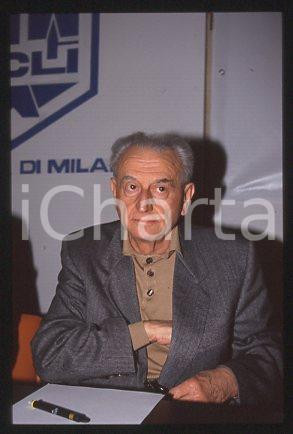 Fotografia d epoca originale Ermanno GORRIERI  ACLI MILAN Italian politician 1990 ca  35 mm vintage slide 4 1