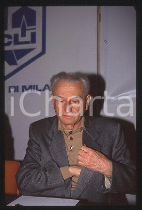 Fotografia d epoca originale Ermanno GORRIERI  ACLI MILAN Italian politician 1990 ca  35 mm vintage slide 8 1