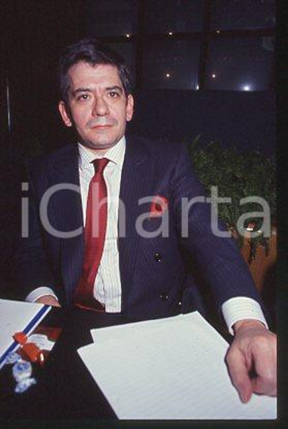 Enrique Barón CRESPO POLITICS President of the EP 1990 ca * 35mm vintage slide 8