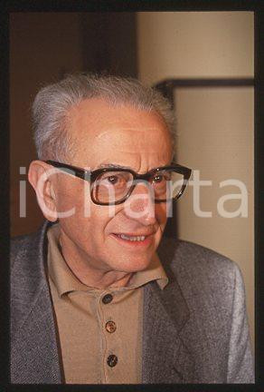 Fotografia d epoca originale Ermanno GORRIERI  ACLI MILANO Italian politician 1990ca  35mm vintage slide 16 1