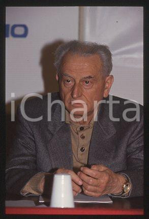 Fotografia d epoca originale Ermanno GORRIERI  ACLI MILANO Italian politician 1990ca  35mm vintage slide 17 1