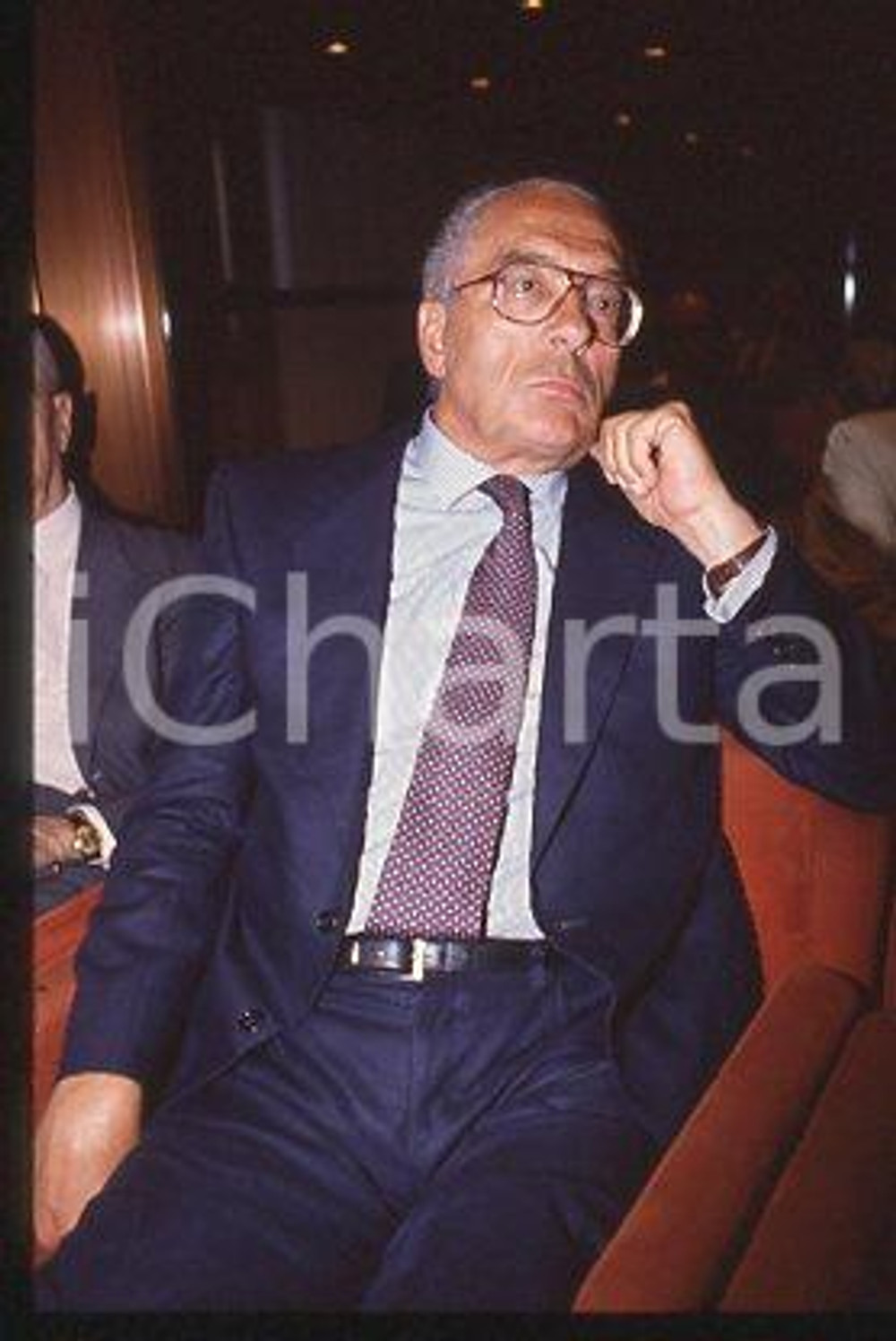 Fotografia d epoca originale Pietro RASTELLI Amministratore delegato di Efibanca 1990ca 35mm vintage slide 3 1