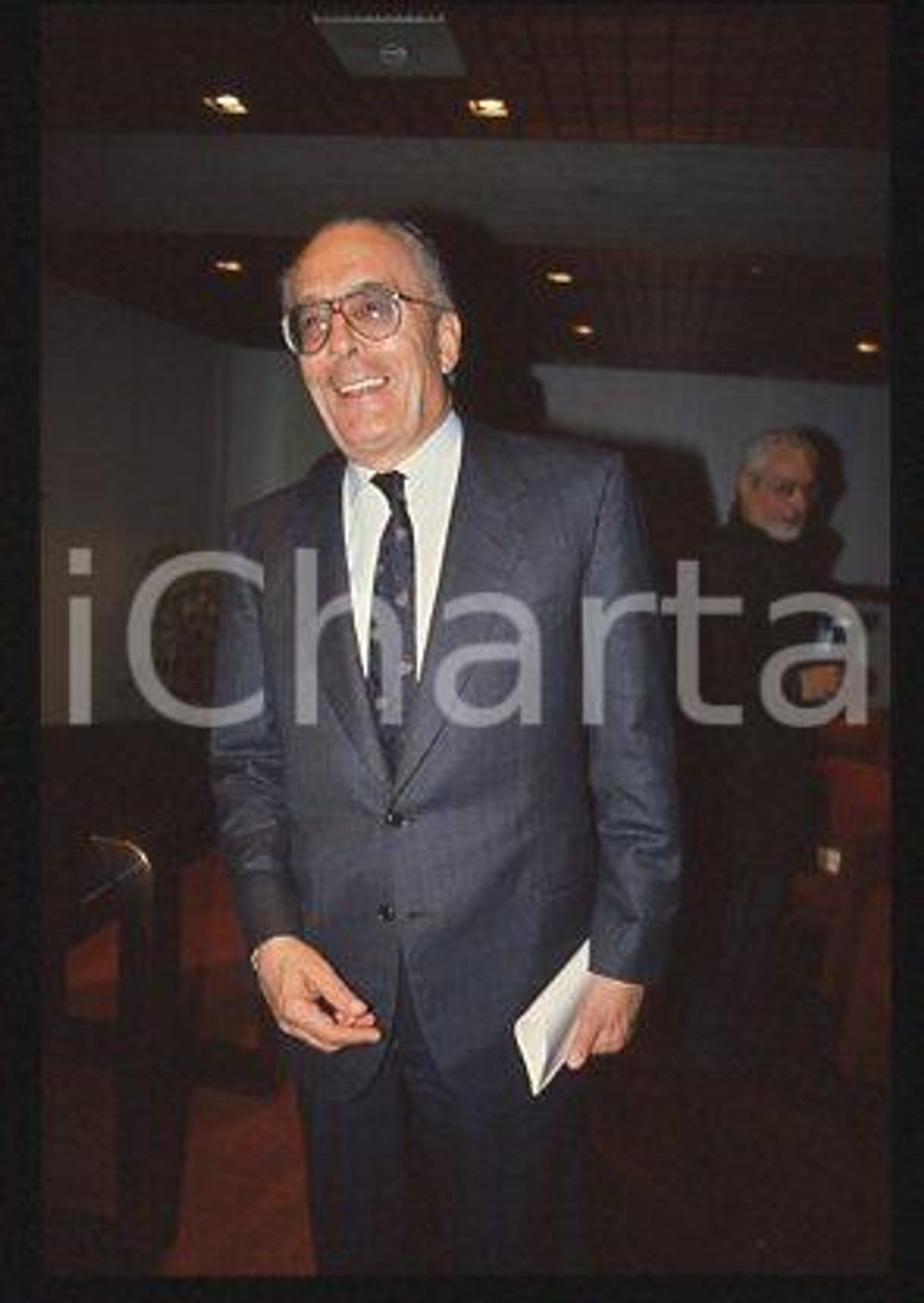 Fotografia d epoca originale Pietro RASTELLI Amministratore delegato di Efibanca 1990ca 35mm vintage slide 6 1