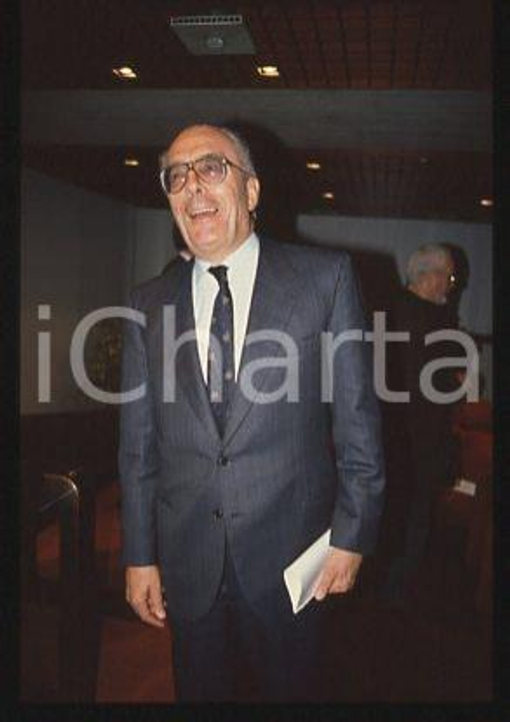 Fotografia d epoca originale Pietro RASTELLI Amministratore delegato di Efibanca 1990ca 35mm vintage slide 7 1