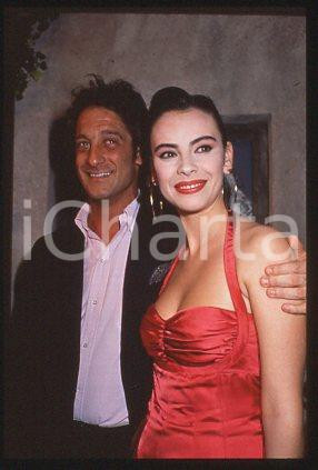 Fotografia d epoca originale Mathilda MAY Vincent LINDON  PARIS Jean Gabin award 1989  35mm vintage slide 9 1