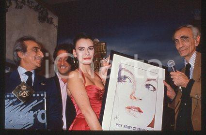 Fotografia d epoca originale Mathilda MAY  PARIS Prix Romy Schneider movie award 1989 35mm vintage slide 13 1